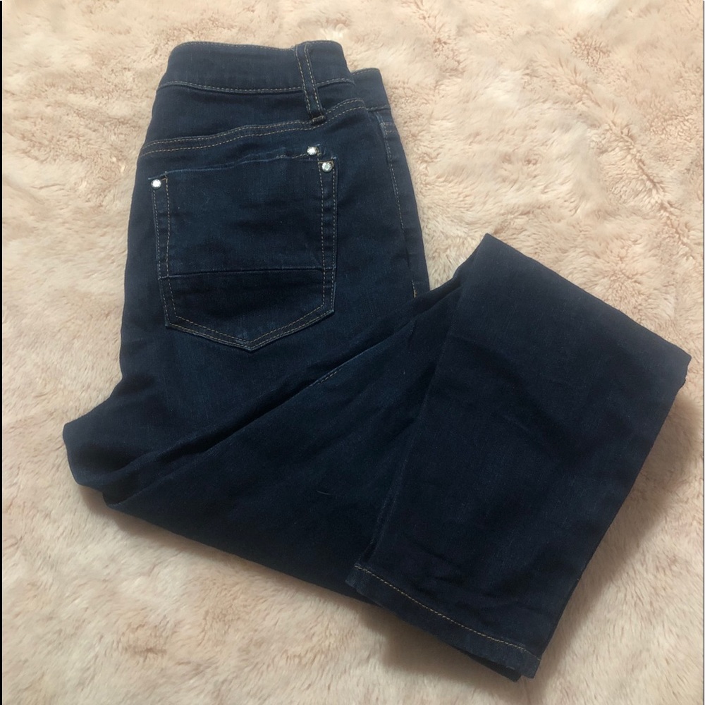 Dark Wash High-Waisted Jeans